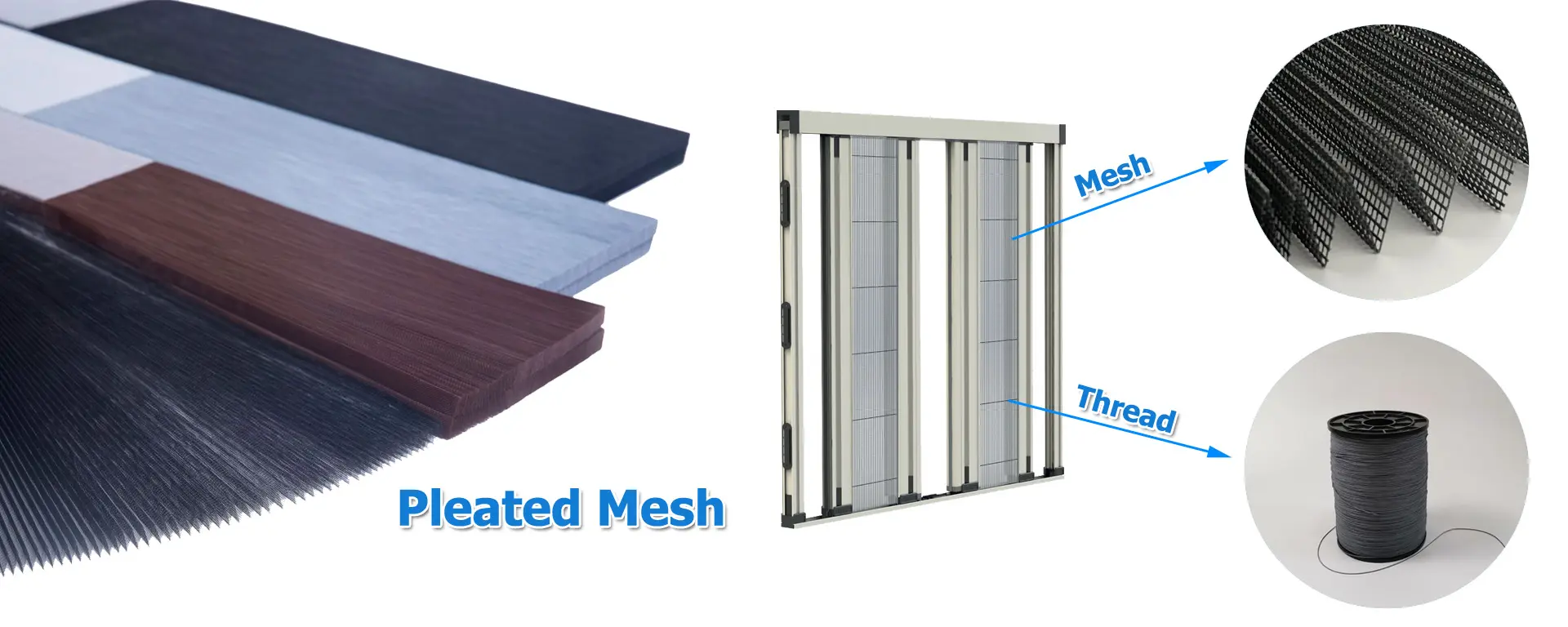 Polyester Pleated Screen Mesh